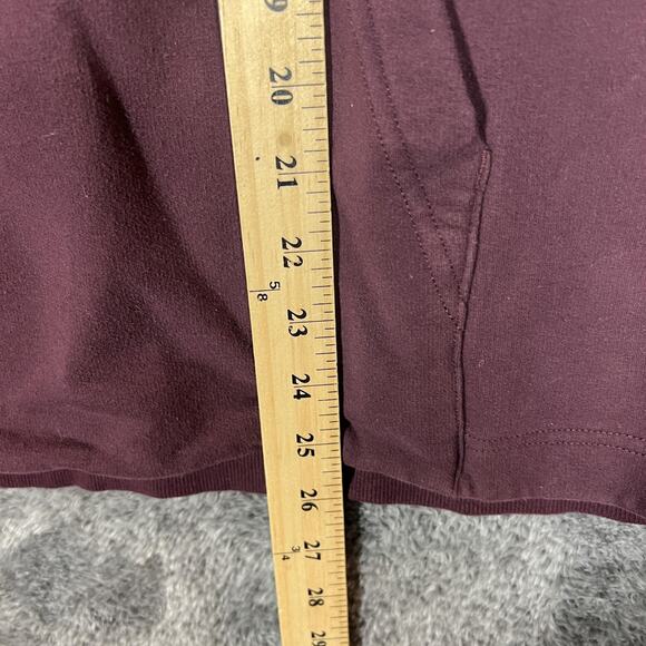 Athleta Hoodie Womens Large Embroidered Floral Pullover Sweatshirt Pockets - Picture 6 of 8